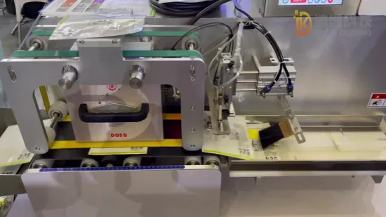 Automatische Hochgeschwindigkeits-Paging-Maschine mit Vakuumzuführung und TTO/Tij/Laserdrucker für die Codierung und Markierung vorgefertigter Verpackungsbeutel